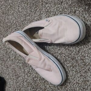 Vans Light Pink Slip-On Unisex Shoes